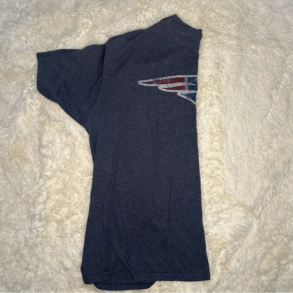 NFL Team apparel patriots logo tshirt size XL heathered blue - Picture 5 of 5